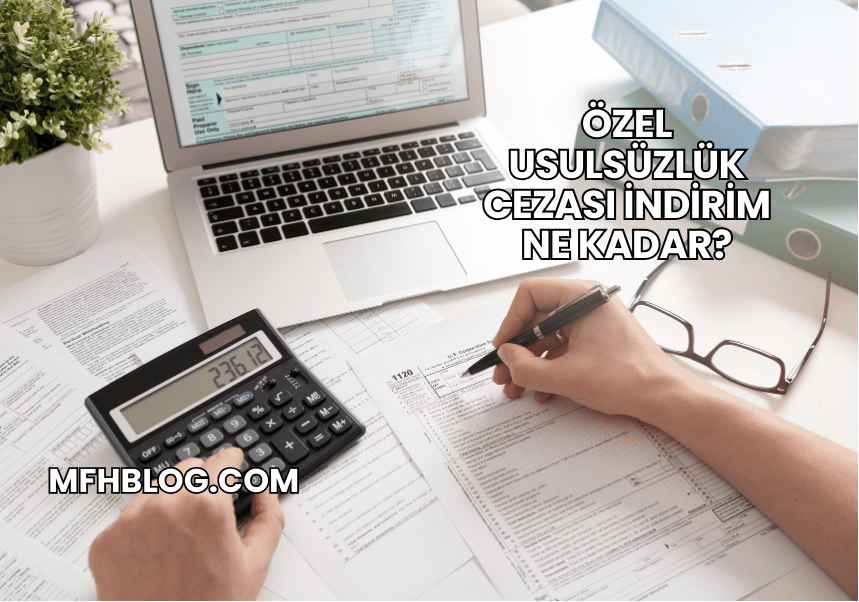 Özel Usulsüzlük Cezası İndirim Ne Kadar?