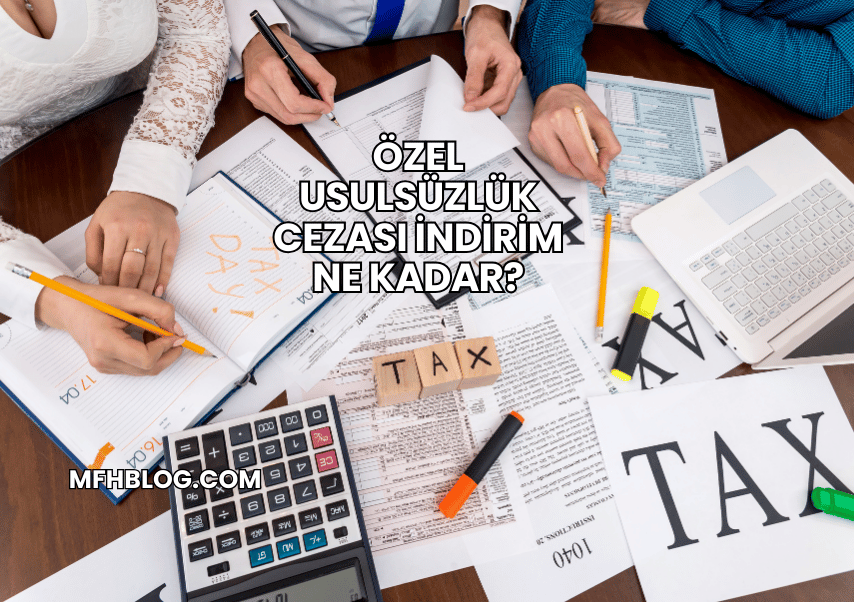 Özel Usulsüzlük Cezası İndirim Ne Kadar?