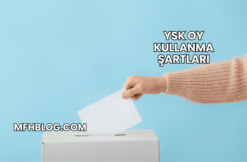 YSK Oy Kullanma Şartları