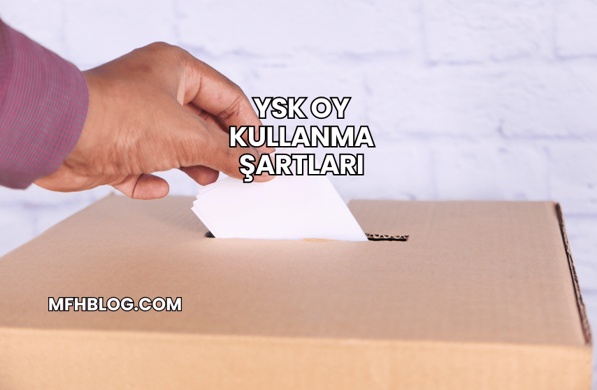 YSK Oy Kullanma Şartları