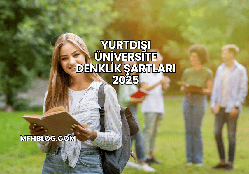 Yurtdışı Üniversite Denklik Şartları 2025