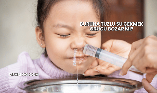 Buruna Tuzlu Su Çekmek Orucu Bozar mı?